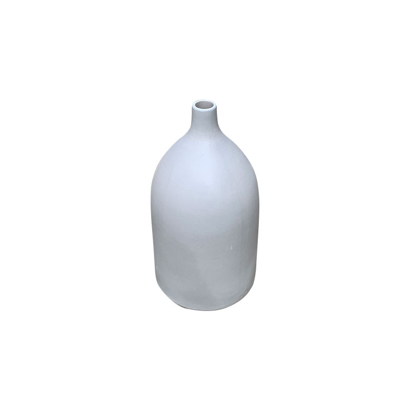 Cắm Hoa Tươi | Mờ | 3697 Bình Bầu Đáy Bằng 19x19x34 M3